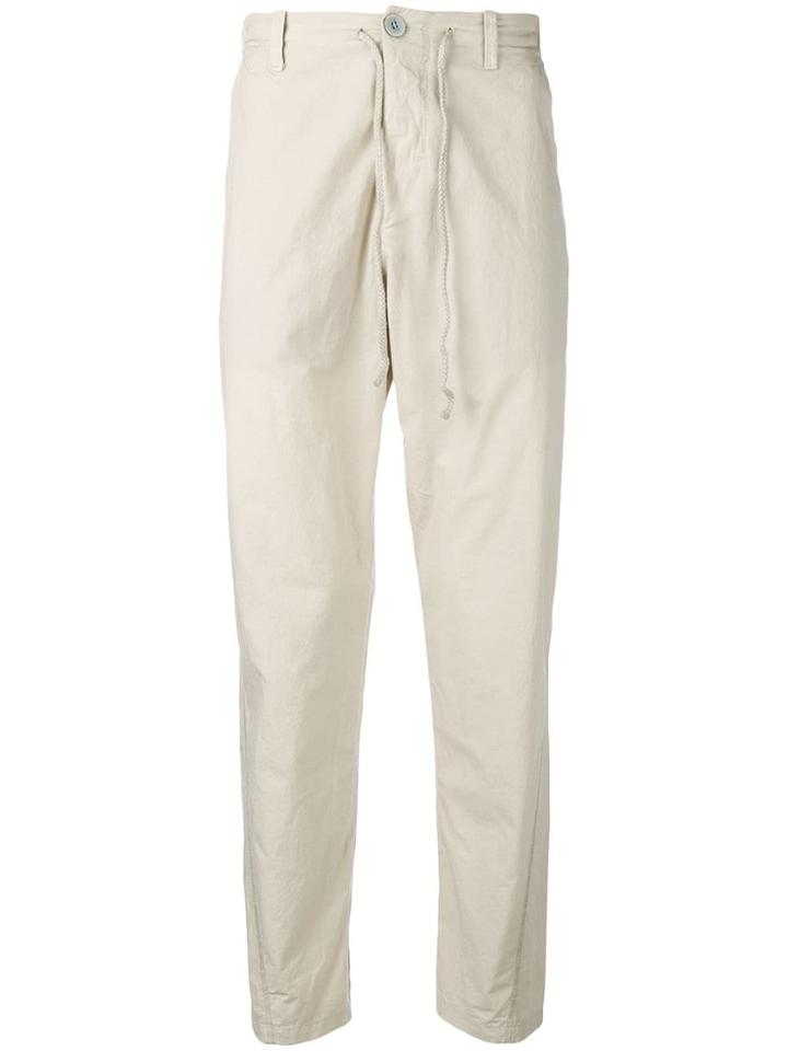 Transit Drawstring Tapered Trousers - Neutrals