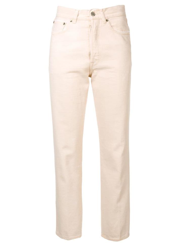 Golden Goose Deluxe Brand Cropped High Waisted Jeans - Neutrals