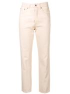 Golden Goose Deluxe Brand Cropped High Waisted Jeans - Neutrals