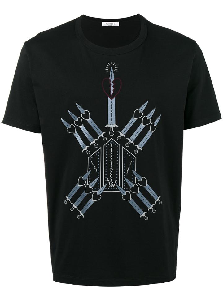 Valentino Love Blade T-shirt - Black