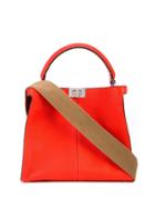 Fendi Peekaboo X-lite Tote - Red