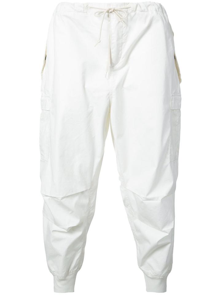 Track Pants - Men - Cotton/nylon - S, White, Cotton/nylon, Maharishi