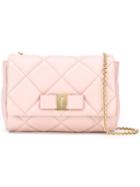 Salvatore Ferragamo Quilted Crossbody Bag, Women's, Pink/purple