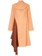 Palmer / Harding Asymmetrical Dress - Orange