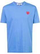 Comme Des Garçons Play Heart Patch T-shirt - Blue