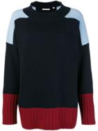 Chinti & Parker Colour Block Sweater - Blue
