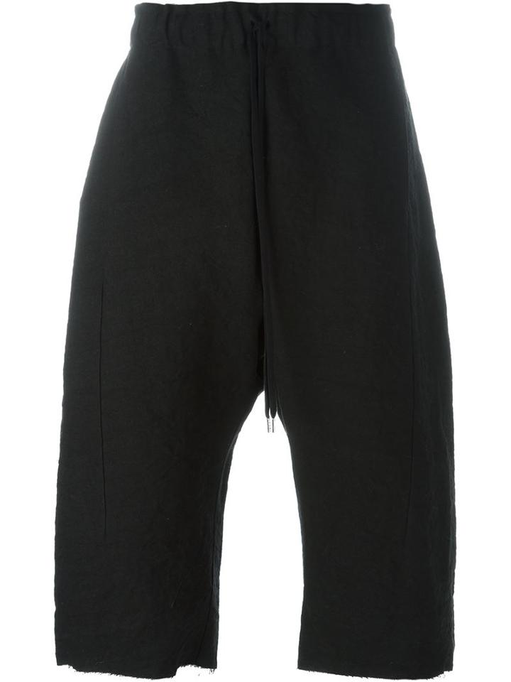 Individual Sentiments Dropped Crotch Shorts