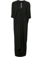 Kite Dress, Women's, Size: 38, Black, Acetate/silk, Rick Owens