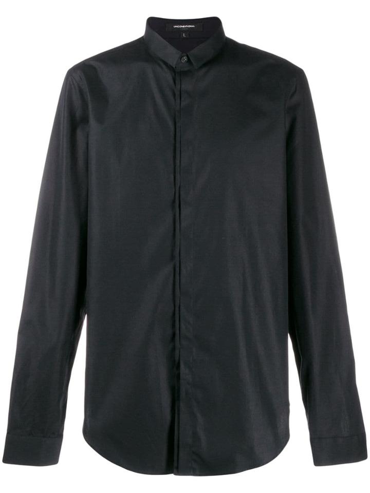 Unconditional Baby Collar Shirt - Black