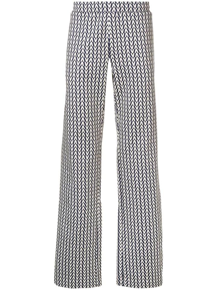 Valentino V Print Track Pants - Blue