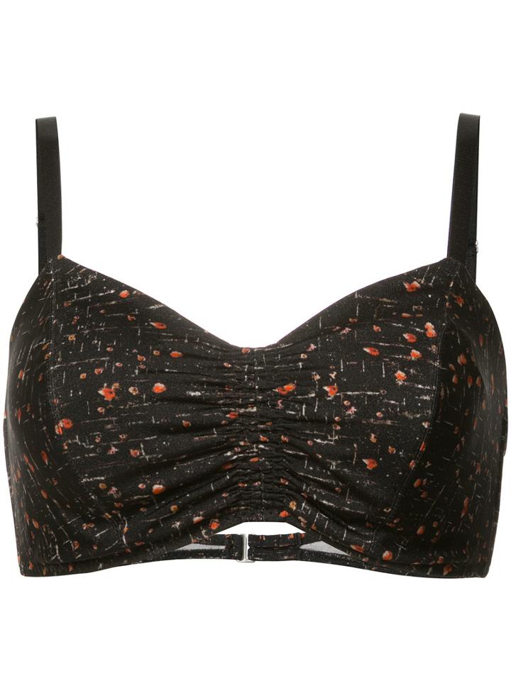 Malia Mills Sunset Marquis Bikini Top, Women's, Size: 38ddd/f, Black, Polyamide/spandex/elastane