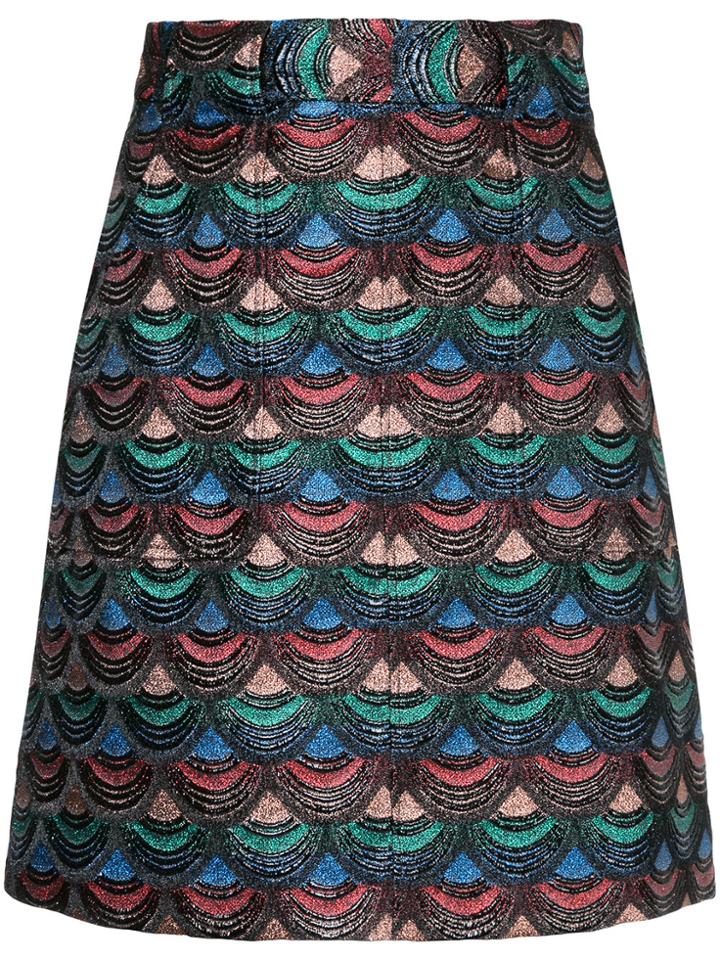 G.v.g.v. Embroidered Skirt - Multicolour