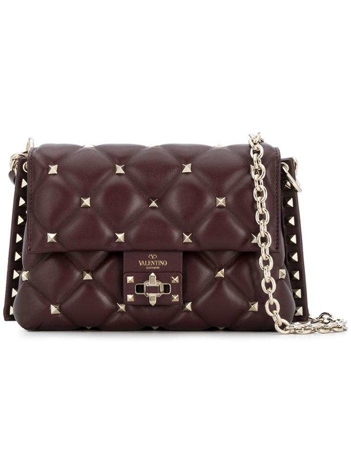 Valentino Medium Valentino Garavani Candystud Crossbody Bag - Red