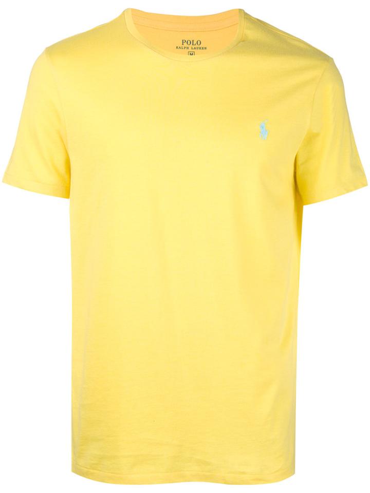 Polo Ralph Lauren - Short Sleeve T-shirt - Men - Cotton - M, Yellow/orange, Cotton