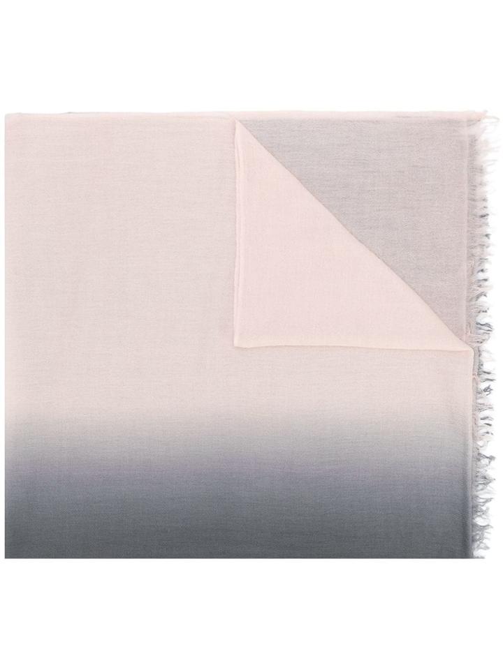 N.peal Dip Dye Scarf - Grey