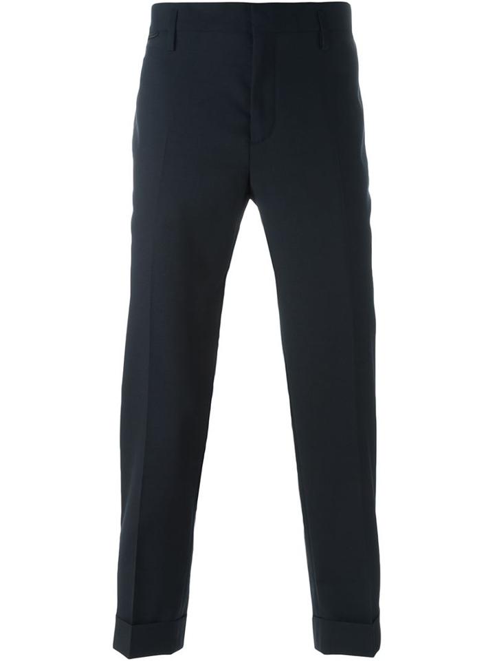 Marc Jacobs Tailored Trousers, Men's, Size: 52, Blue, Cotton/cupro/viscose/virgin Wool