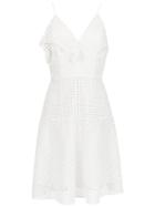 Tufi Duek V-neck Ruffled Dress - White