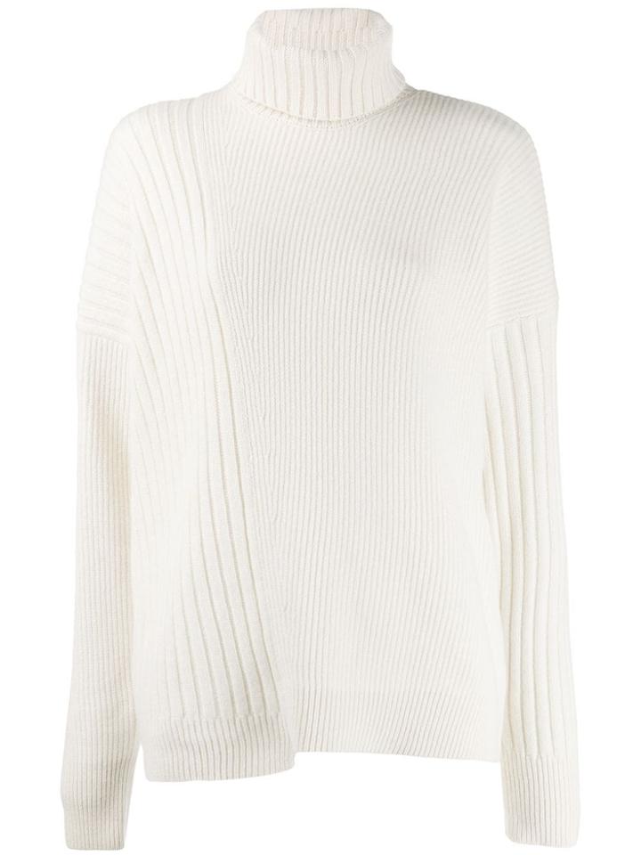 Falke Turtleneck Cable-knit Jumper - White