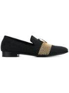 Giuseppe Zanotti Design Two-tone Studded Slippers