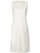 Jil Sander Slit Detail Shift Dress - White
