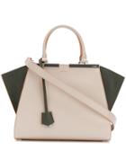 Fendi - 3jours Tote - Women - Calf Leather - One Size, Grey, Calf Leather