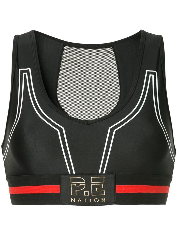 P.e Nation Huddle Crop Top - Black