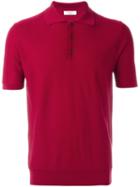Fashion Clinic Timeless Knitted Polo Shirt, Men's, Size: 52, Pink/purple, Wool