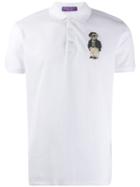 Ralph Lauren Purple Label Embroidered Polo Shirt - White