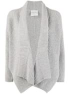 Forte Forte Ribbed Knitted Cardigan - Grey