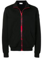 Moncler Contrast Zip Sweatshirt - Black