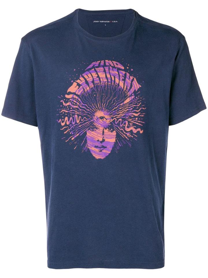 John Varvatos Mind Empowerment T-shirt - Blue