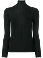 Zanone Slim Fitted Turtleneck - Black