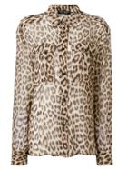 Twin-set Leopard Print Shirt - Brown