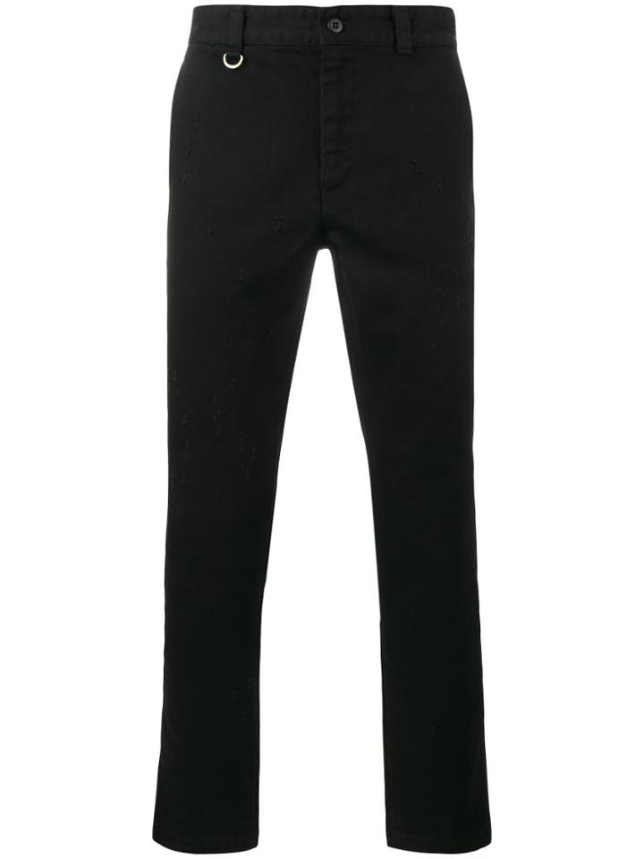Sophnet. Damaged Chino Trousers - Black