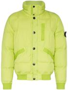 Stone Island Crinkle Reps Padded Jacket - Green