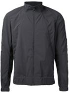 Kazuyuki Kumagai - High Neck Zipped Jacket - Men - Nylon/polyester - 3, Grey, Nylon/polyester
