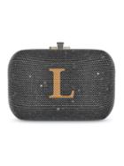 Judith Leiber Couture Slide Lock Bag - Grey