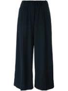 Forte Forte Cropped Trousers, Women's, Size: I, Blue, Cotton/spandex/elastane/viscose/virgin Wool