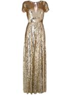 Temperley London Ray Sequin Gown - Metallic