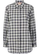 Nº21 Beaded Checked Shirt - Grey
