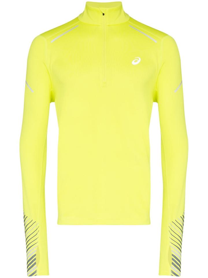 Asics Seamless Half Zip Top - Yellow