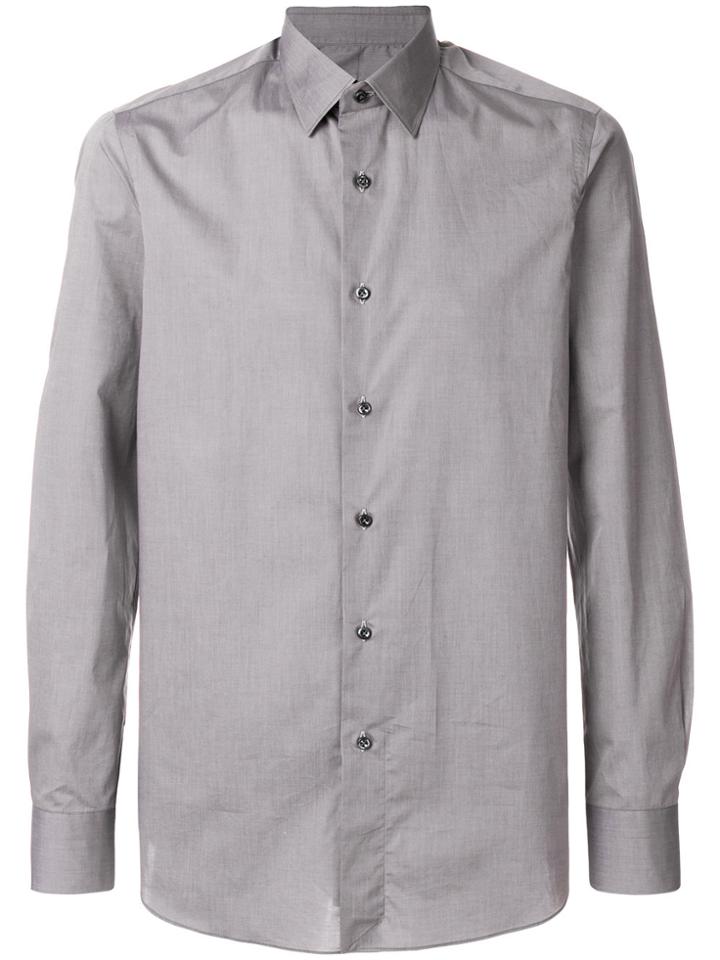 Boglioli Classic Long-sleeve Shirt - Grey
