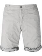 Woolrich - Reversible Camouflage Print Shorts - Men - Cotton - 33, Grey, Cotton