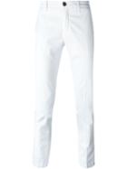 Jacob Cohen Academy Chino Trousers, Men's, Size: 34, White, Cotton/spandex/elastane
