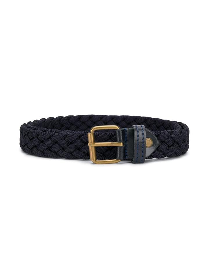 Paolo Pecora Kids Teen Woven Belt - Blue