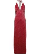 Missoni Halterneck Long Dress - Red