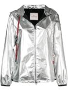 Moncler Hooded Lightweight Jacket - Silver