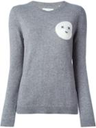 Chinti And Parker Intarsia Moon Face Sweater