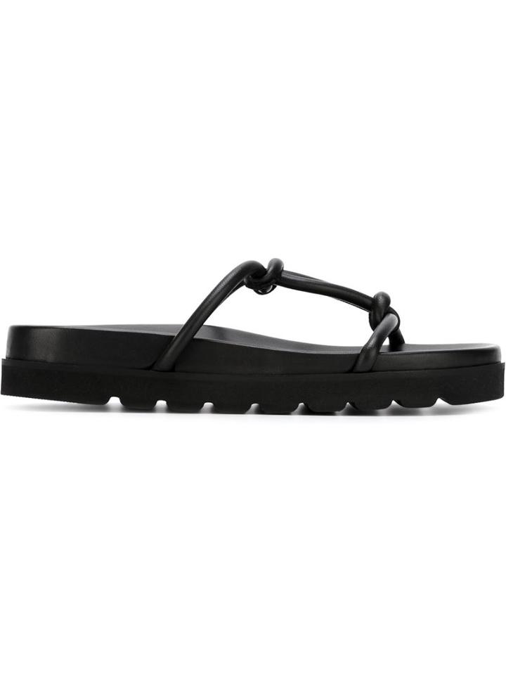 Helmut Lang Knotted Strap Sandals