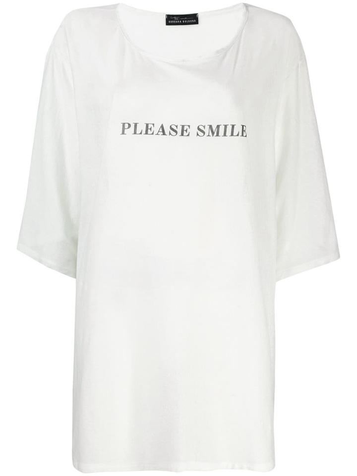 Barbara Bologna Oversized Printed T-shirt - White